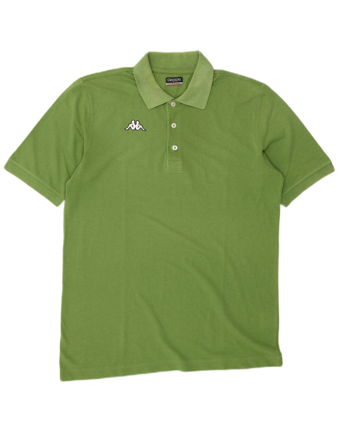 Cămașă polo pentru bărbați Kappa, bumbac verde mare