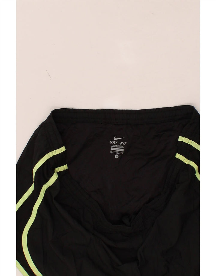 NIKE Womens Dri Fit Sport Shorts UK 14 Medium Black Polyester Vintage Nike and Second-Hand Nike from Messina Hembry 