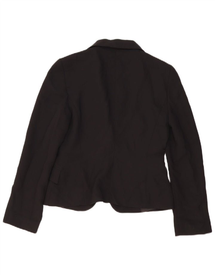 Blazer pentru femei Zara cu 1 nasture EU 38 Poliester mediu negru