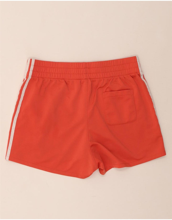 Pantaloni scurți sport Adidas pentru femei UK 18 XL Portocaliu poliester