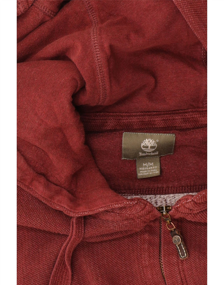 Pulover Timberland pentru bărbați, cu formă regulată, cu fermoar, burgundă medie