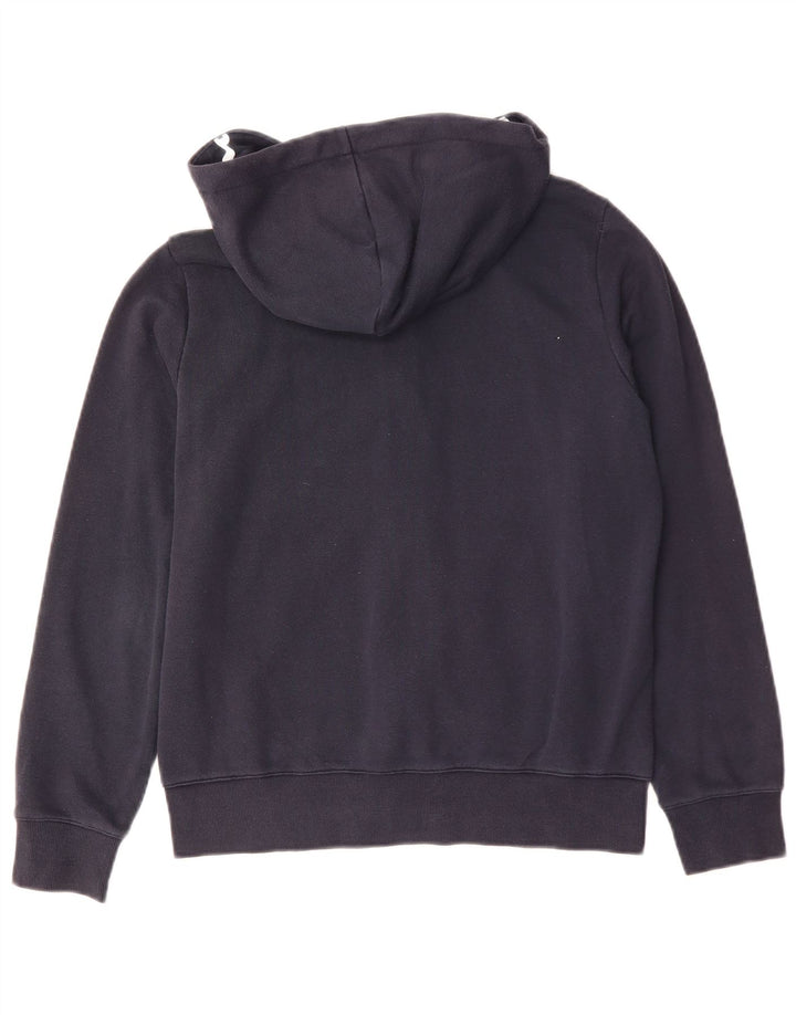 Pulover pentru femei CHAMPION, cu fermoar, UK 14, bumbac, albastru bleumarin mediu