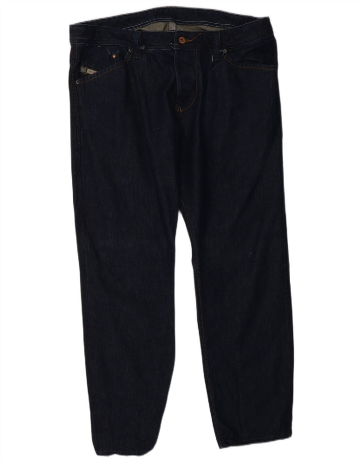 Blugi DIESEL Bărbați Drepți L34 L28 Bumbac bleumarin