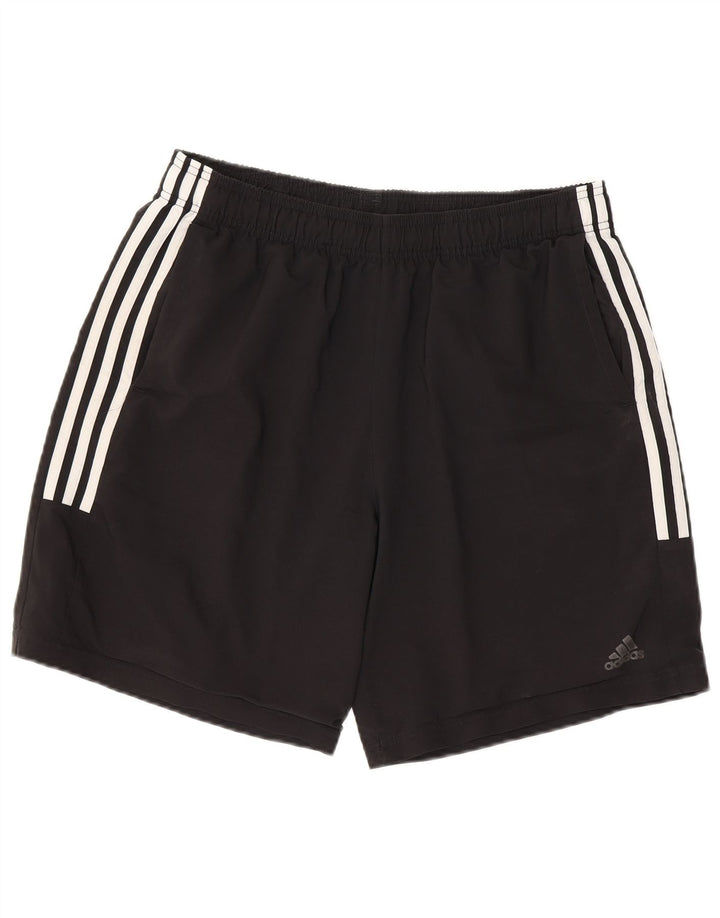 Pantaloni scurți sport pentru bărbați Adidas, mari, negru, poliester