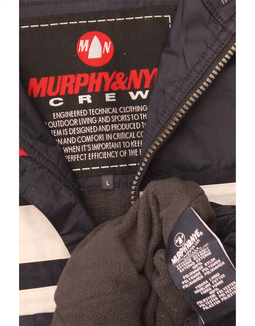 Jachetă de vânt pentru bărbați Murphy & Nye UK 40, mare, bleumarin, color block
