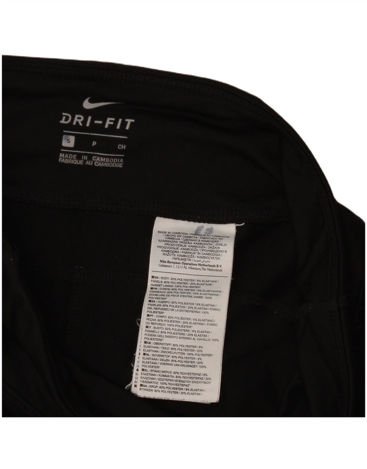 Leggings Nike Dri Fit pentru femei UK 8 Small Negru Poliester