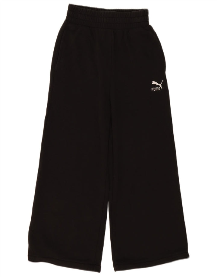 Pantaloni de trening Puma pentru femei cu picioare largi 2XS W22 L23 bumbac negru