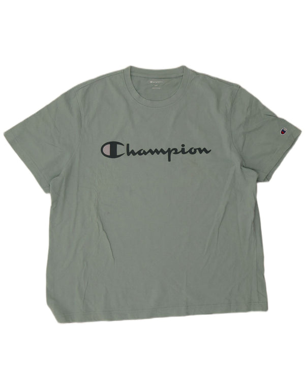 Tricou grafic pentru bărbați Champion Top 2XL bumbac verde