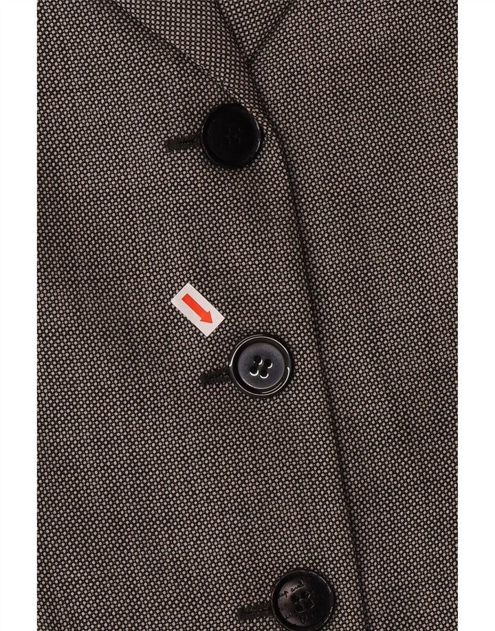 MOSCHINO Jachetă Blazer pentru femei ieftină și elegantă UK 14 mare, gri, clasică