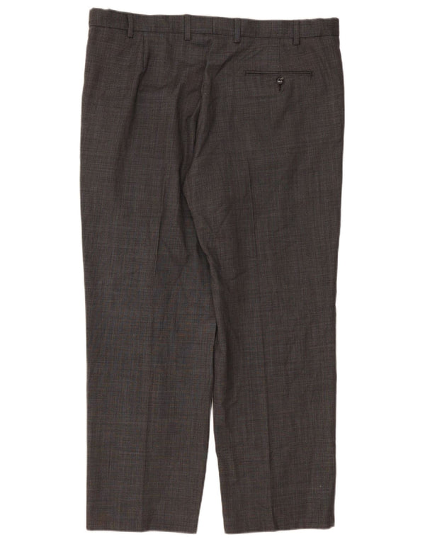 Pantaloni de costum drepți performanță pentru bărbați Marks & Spencer L38 L29 gri