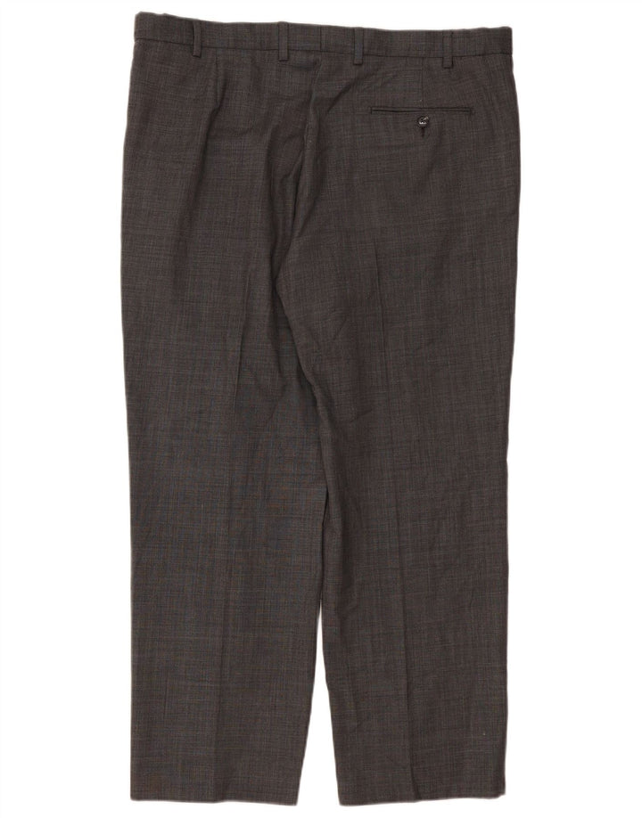 Pantaloni de costum drepți performanță pentru bărbați Marks & Spencer L38 L29 gri
