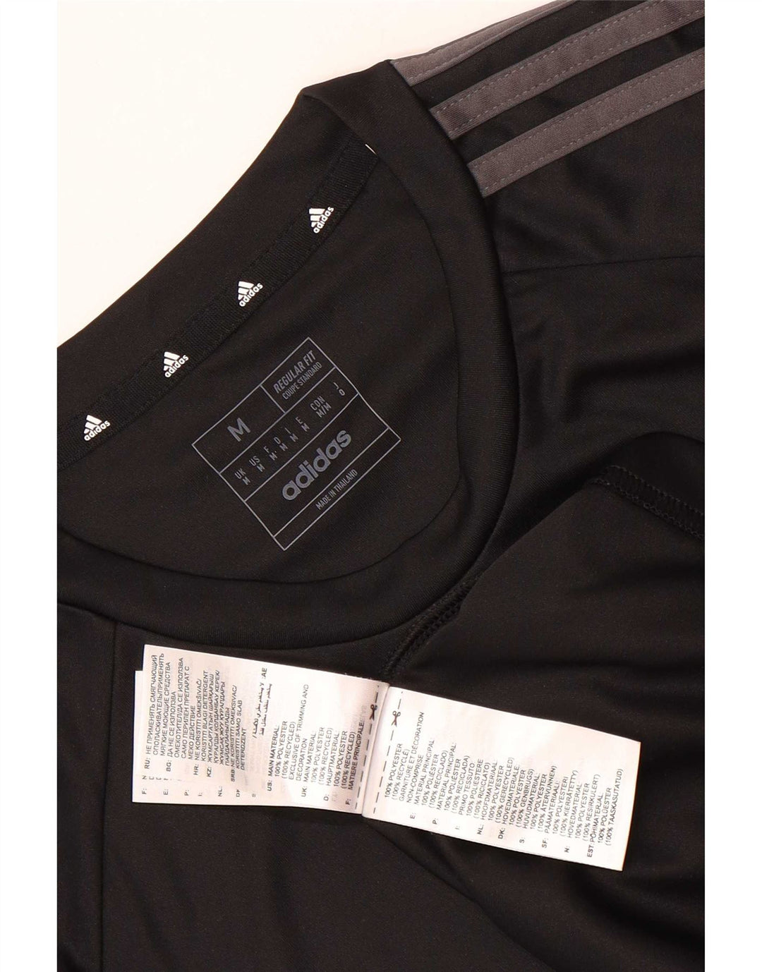 Tricou Adidas Aeroready Regular Fit Top Mediu Negru Poliester