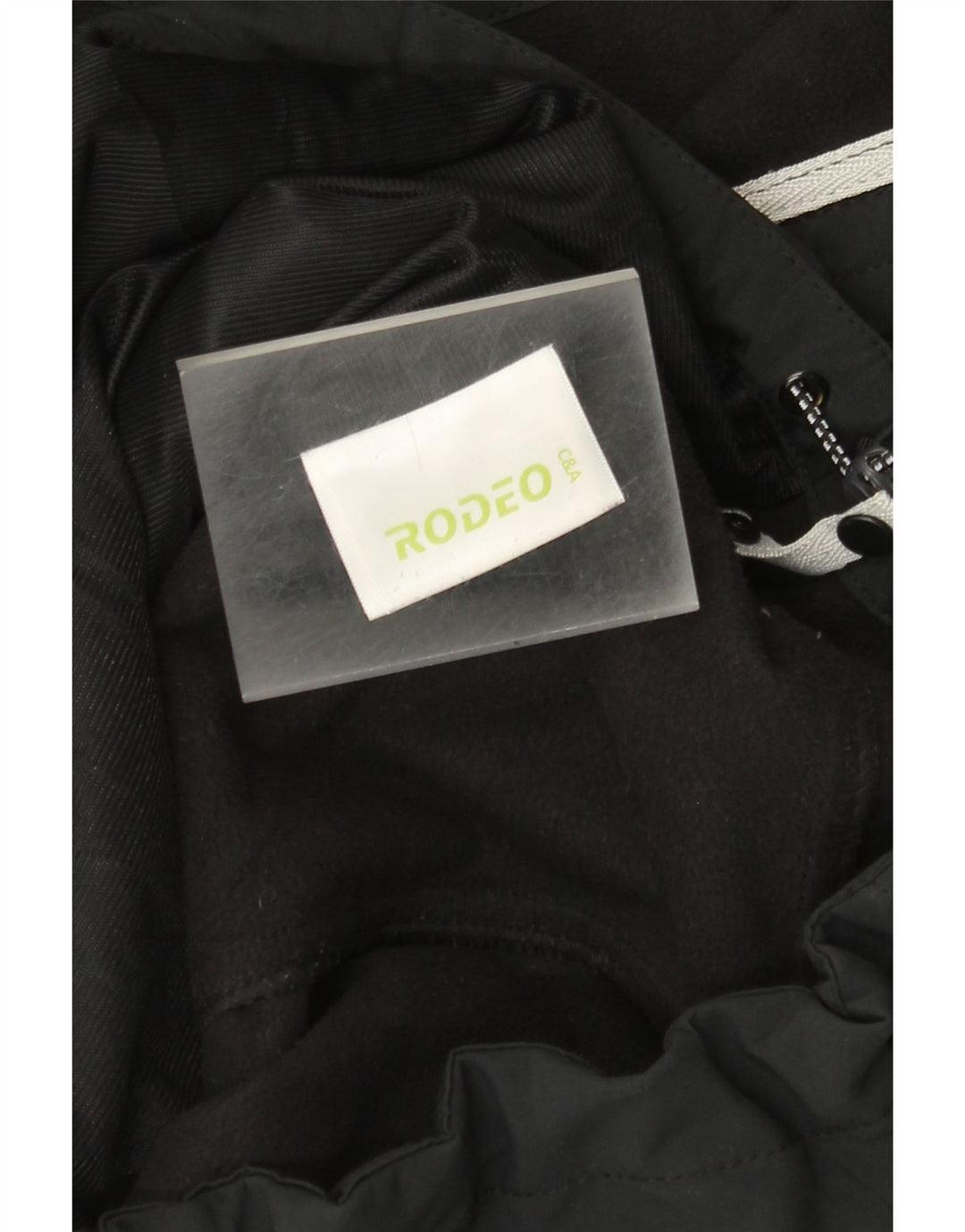 Jachetă rodeo pentru bărbați cu glugă, UK 42 XL, poliester negru