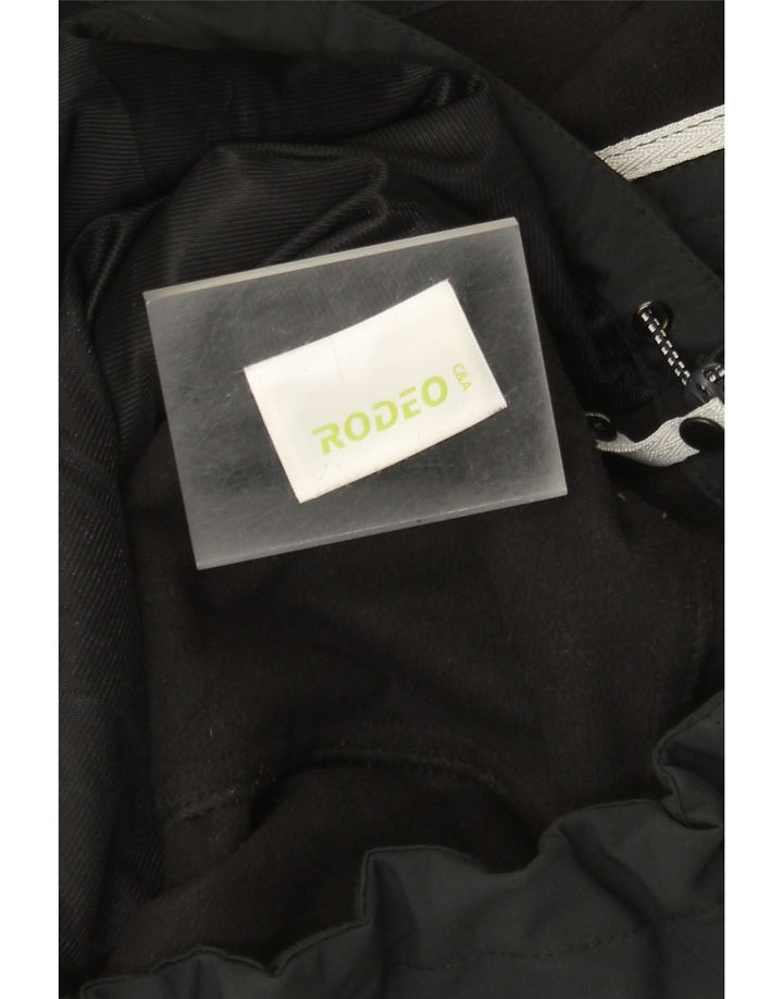Jachetă rodeo pentru bărbați cu glugă, UK 42 XL, poliester negru
