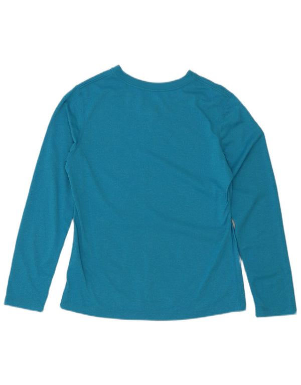 Nike fete Dri Fit Top cu mânecă lungă 11-12 ani mare, albastru, poliester