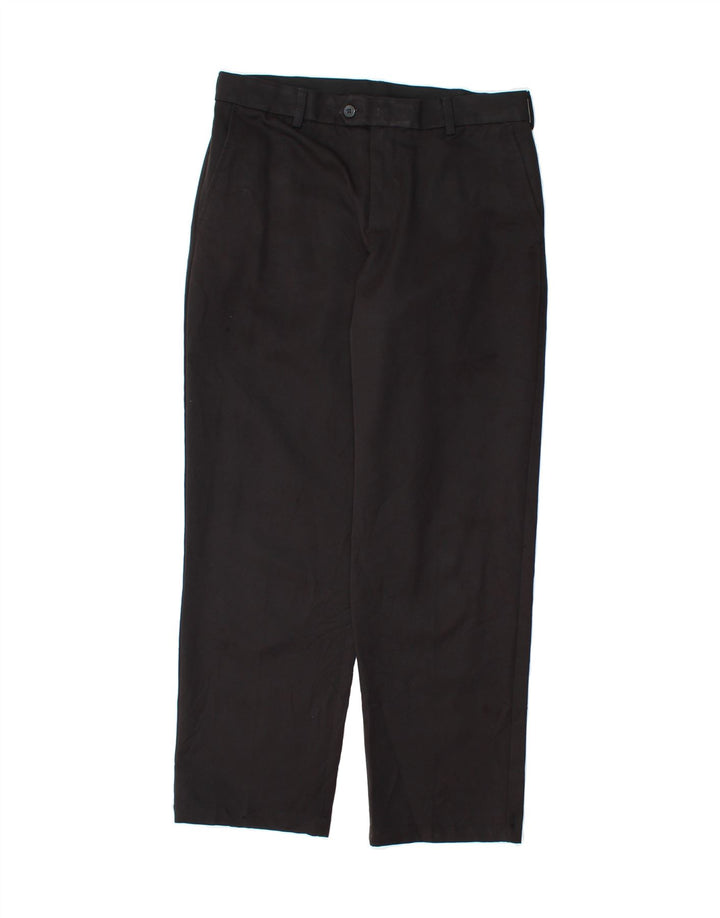 IZOD Mens Golf Classic Fit Suit Trousers W32 L27 Black Polyester Vintage Izod and Second-Hand Izod from Messina Hembry 