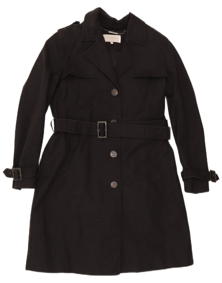 Trench pentru femei Hobbs UK 12 bumbac mediu negru
