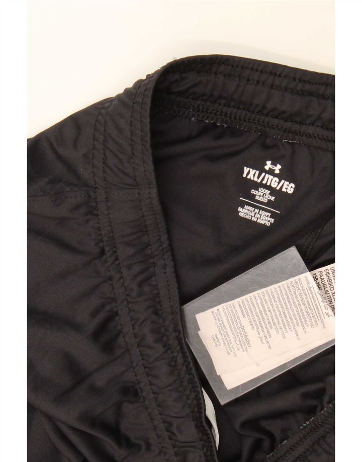 Pantaloni scurți sport Under Armour pentru băieți 13-14 ani XL poliester negru