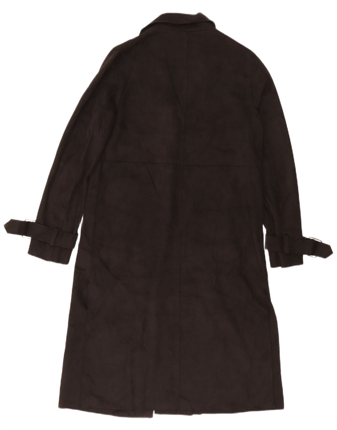 Pardesiu de bază pentru femei Zara UK 12 Poliester mediu negru