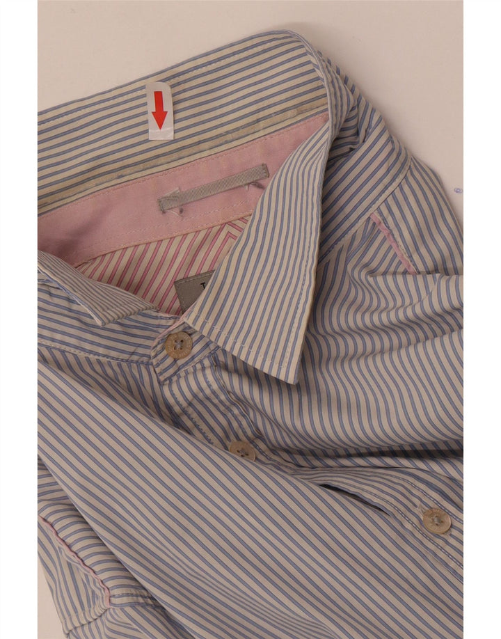 Cămașă pentru bărbați Ted Baker Mărimea 5 XL Bumbac cu dungi albastre