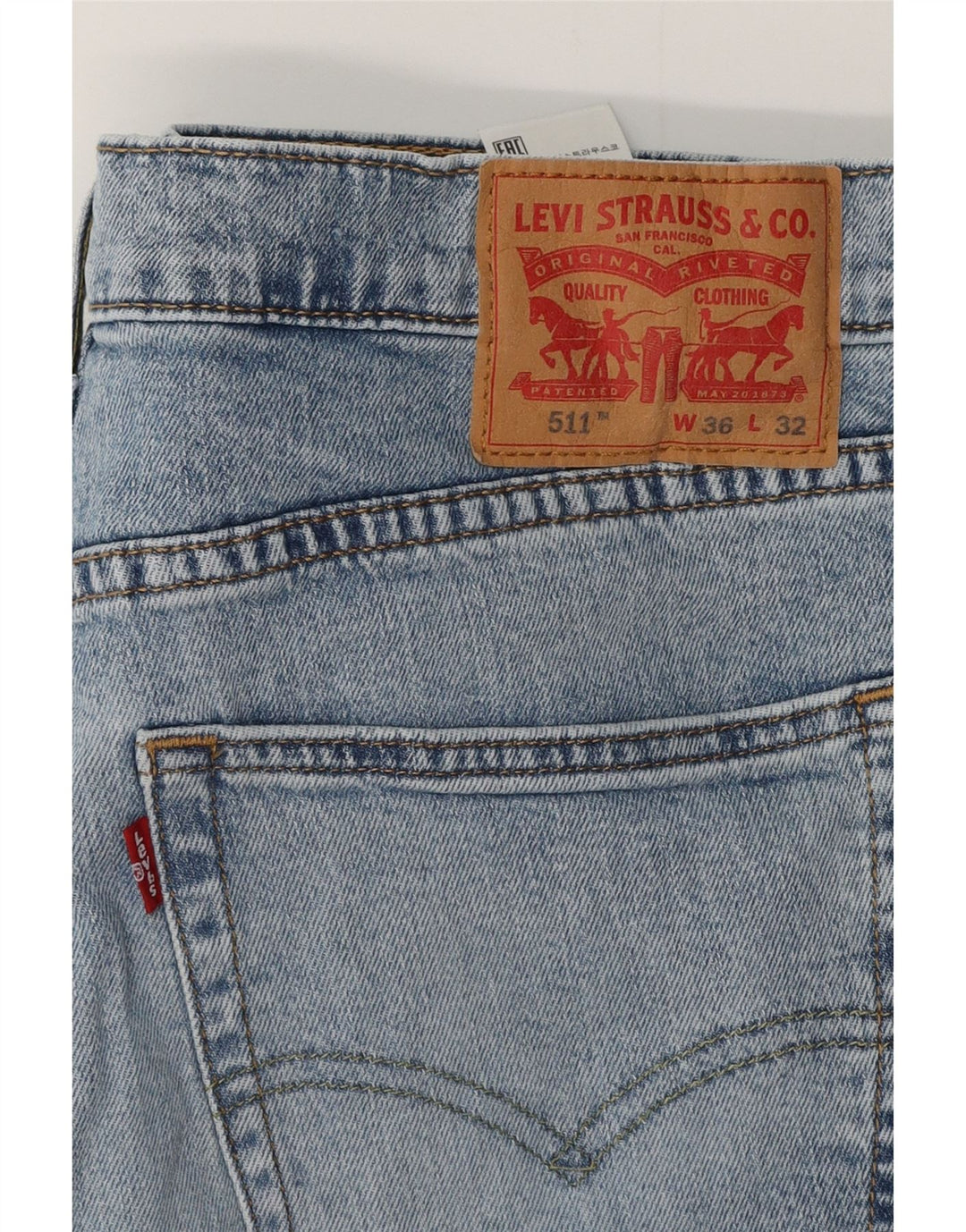 Blugi slim 511 pentru bărbați LEVI'S W36 L27 Bumbac albastru