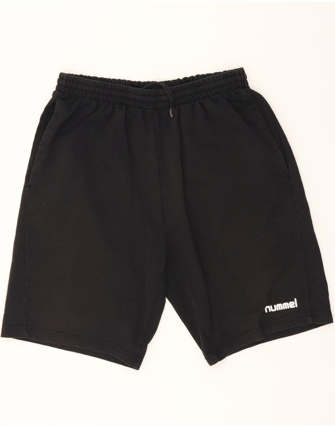 HUMMEL Mens Sport Shorts Large Black Cotton Vintage Hummel and Second-Hand Hummel from Messina Hembry 