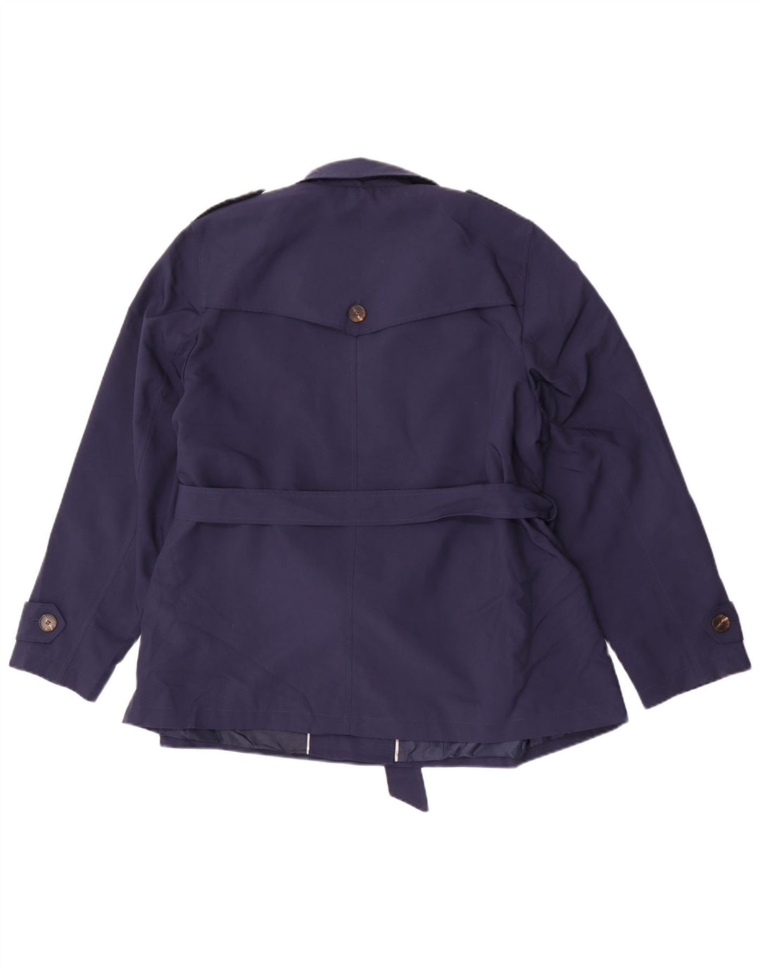 Trenci scurt pentru femei Marks & Spencer UK 22 3XL Poliester bleumarin