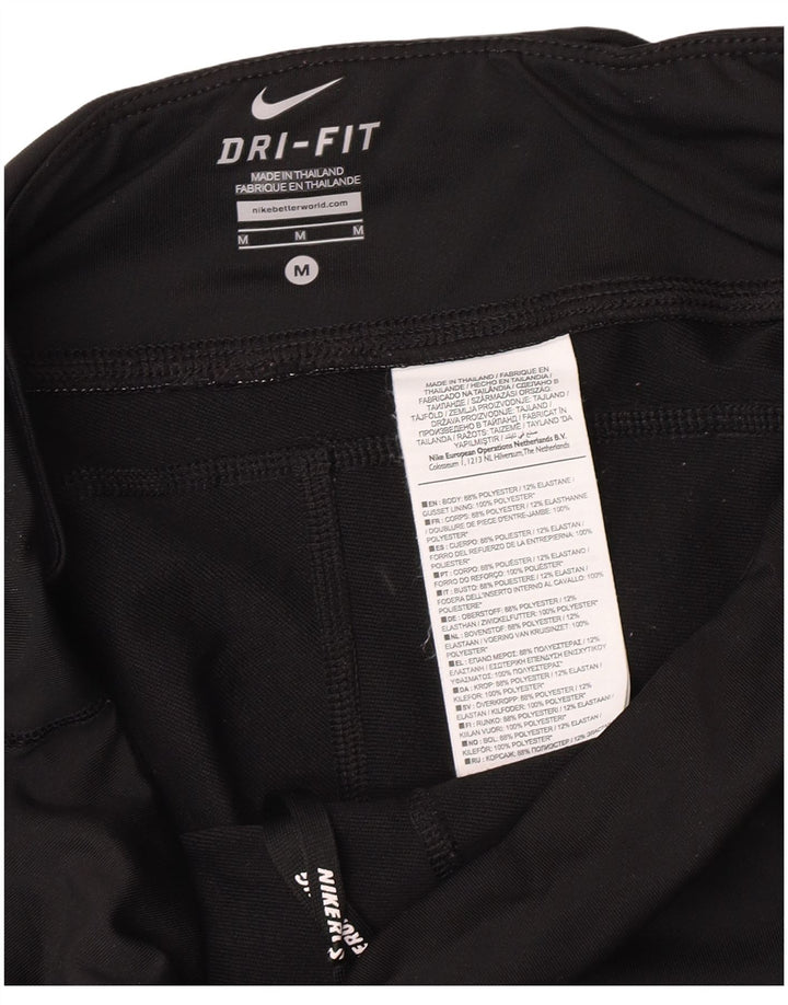 Leggings Dri Fit Nike pentru femei UK 12 Poliester mediu negru