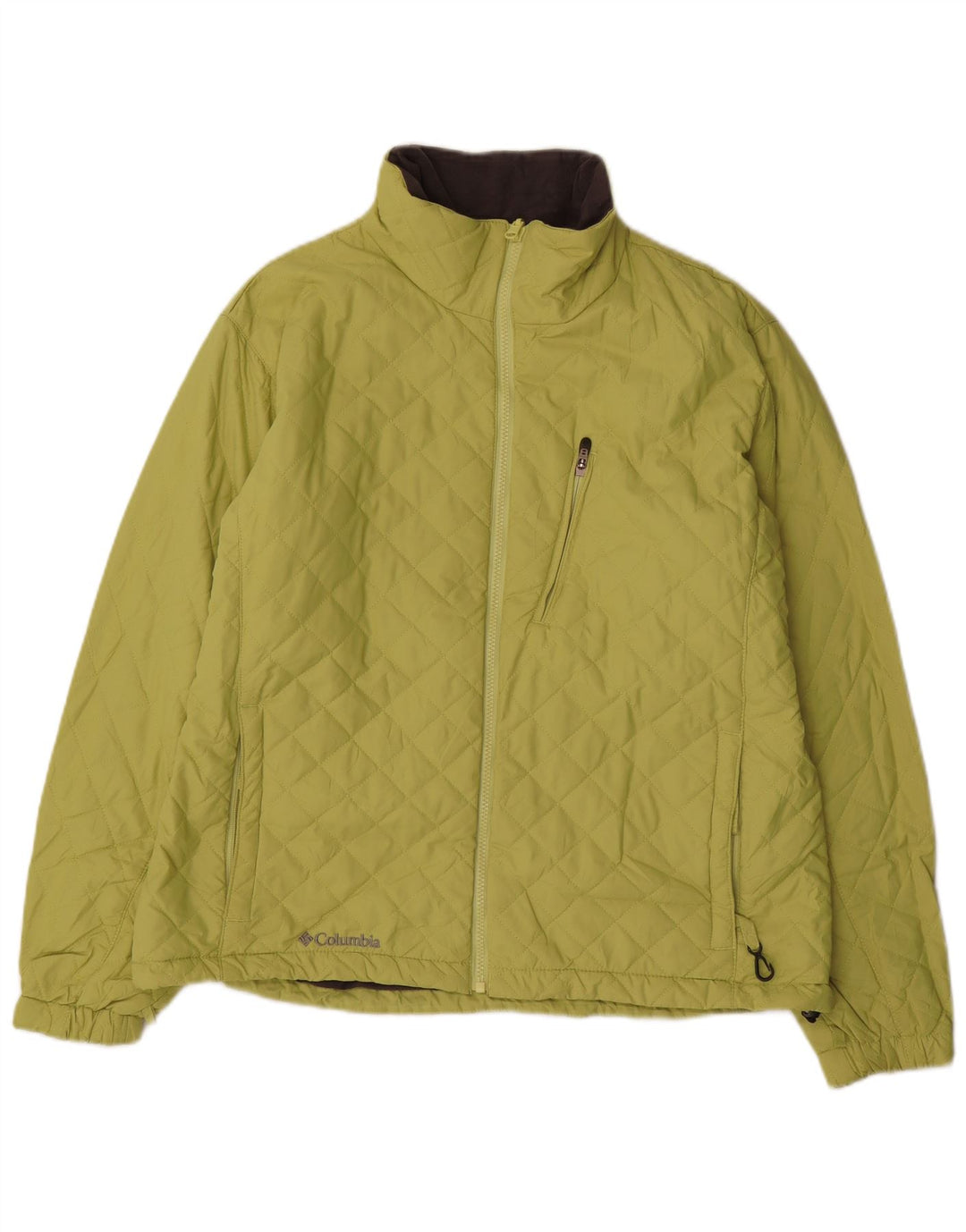 Jachetă matlasată Columbia pentru femei UK 18 XL, verde, poliester