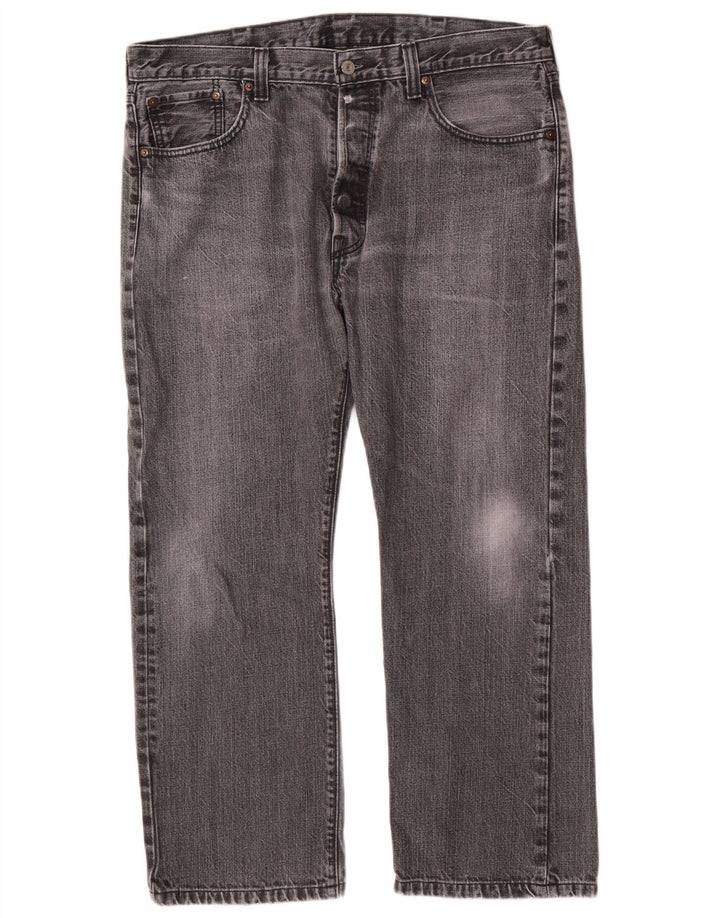 Blugi drepti pentru bărbați Levi's W38 L28 gri