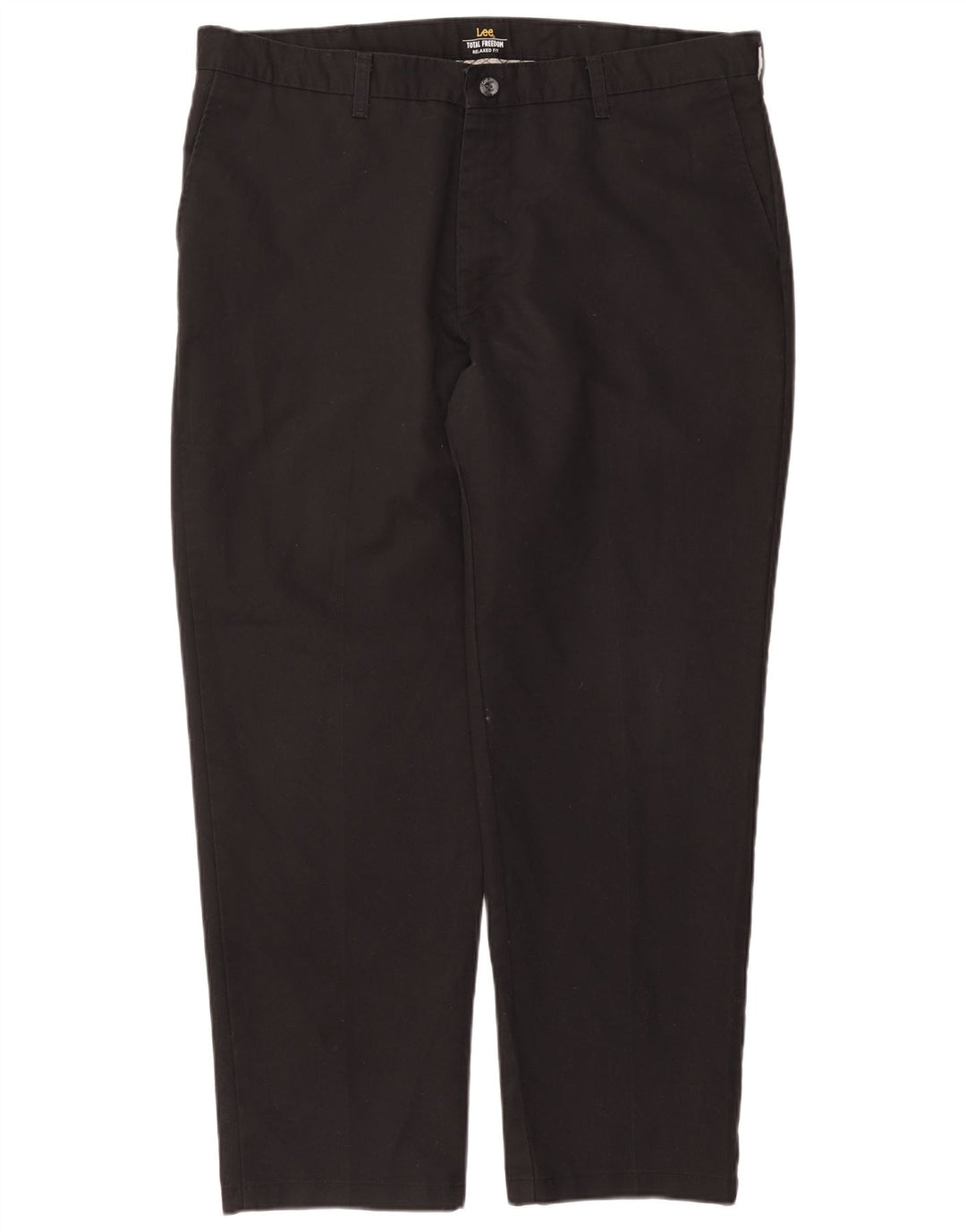 Pantaloni chino pentru bărbați LEE, cu ajustare relaxată, L40 L32, bumbac negru