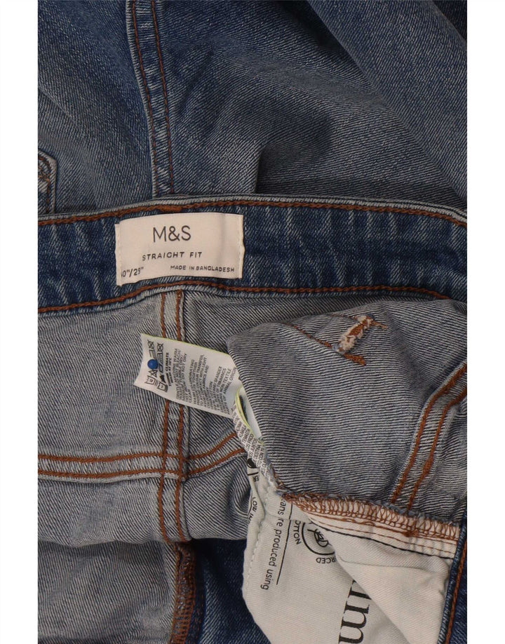 Blugi drepti pentru bărbați Marks & Spencer W40 L29 Bumbac albastru