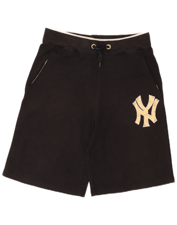 Pantaloni scurți sport Majestic pentru bărbați, New York Yankees, mici, negru