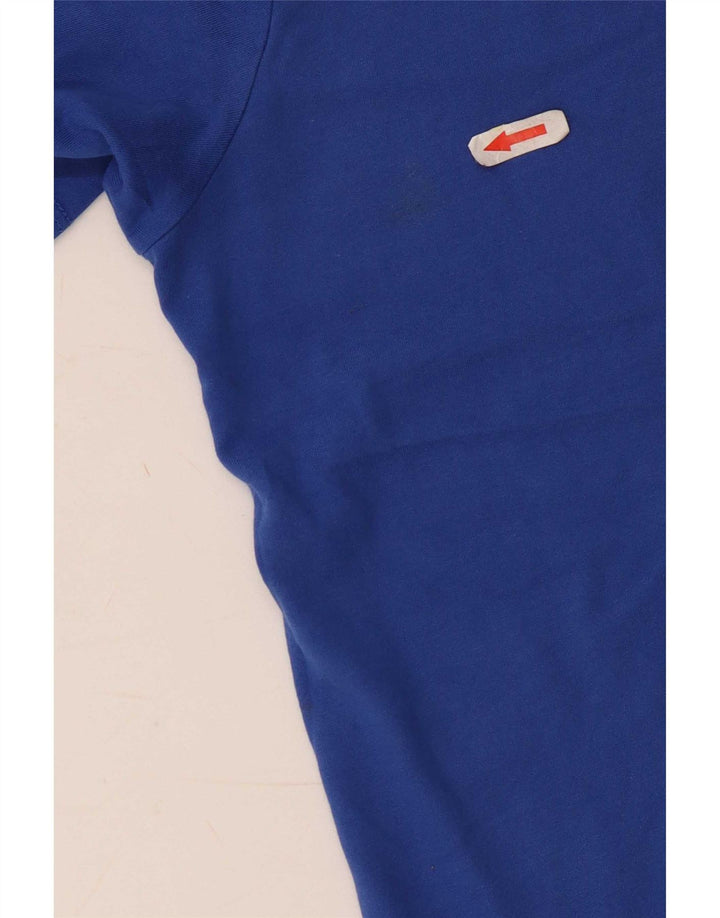 Tricou pentru bărbați Nike Dri Fit Top din bumbac albastru mediu