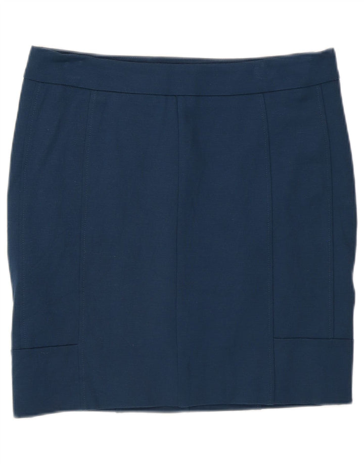 Fusta mini Calvin Klein pentru femei US 4 Small W28 Blue Viscose