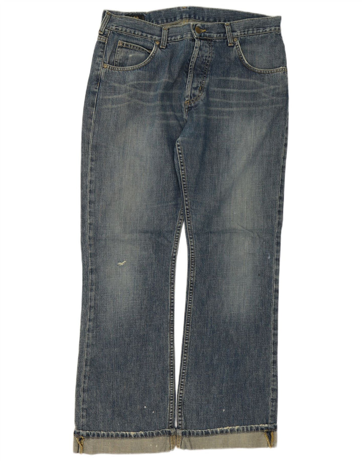 Blugi Lee pentru damă Denver, învechiți, cu bootcut, W36 L31, bumbac albastru