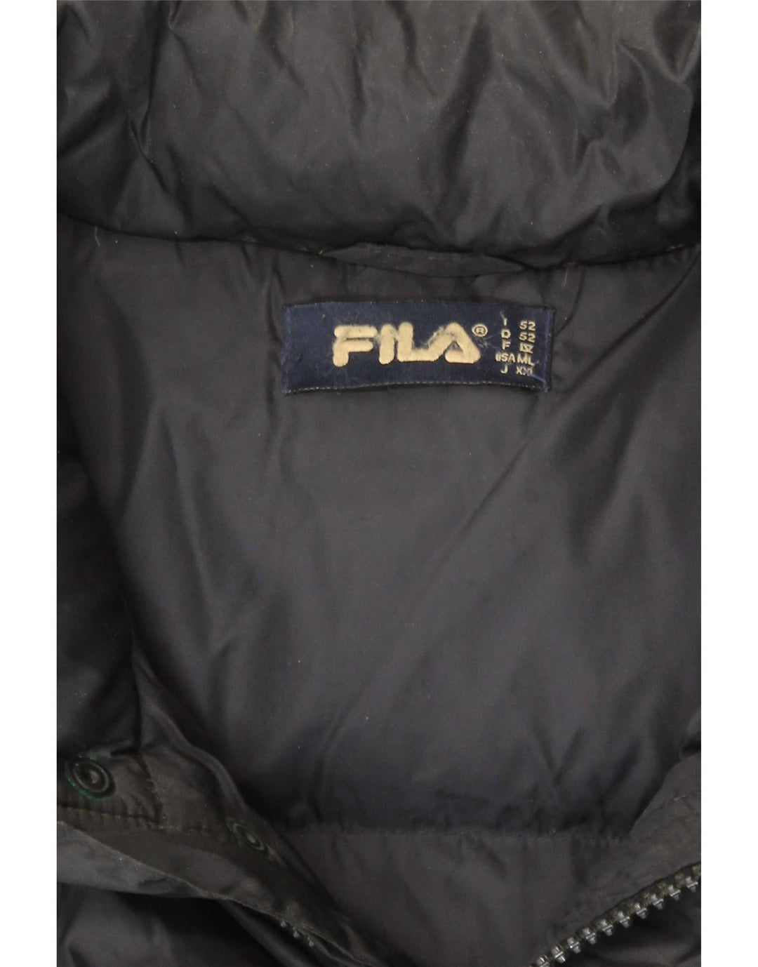 Gilet Captusit Fila pentru Barbati IT 52 XL Poliamida Neagra