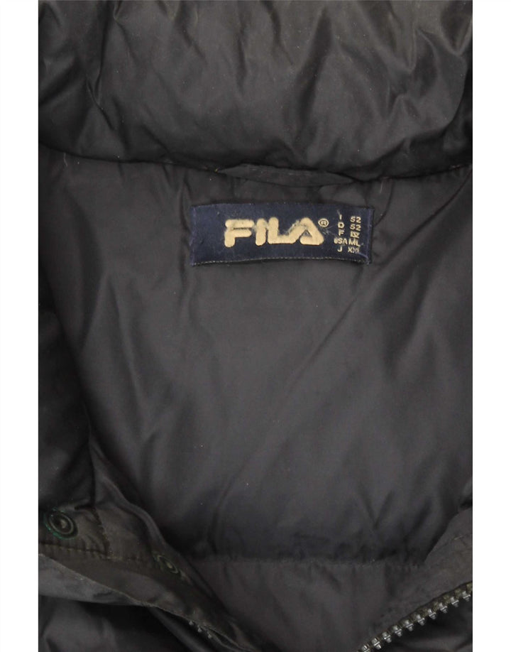 Gilet Captusit Fila pentru Barbati IT 52 XL Poliamida Neagra