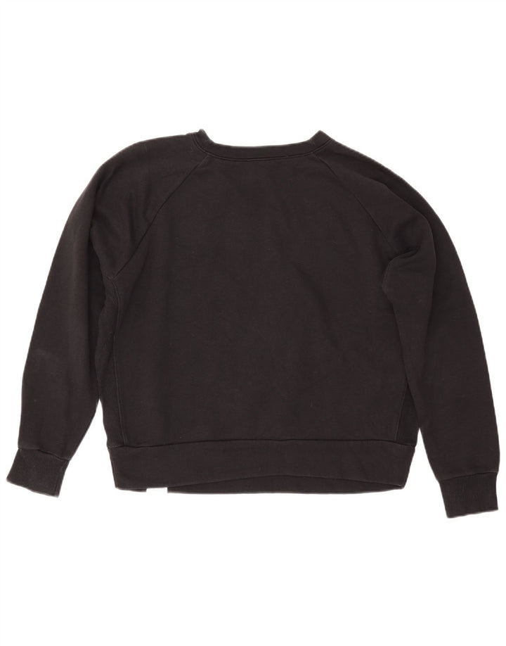 Reebok Pulover cu grafic pentru femei UK 14 Bumbac mediu negru