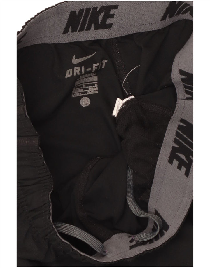 Pantaloni scurți sport NIKE Dri Fit pentru bărbați, mediu negru