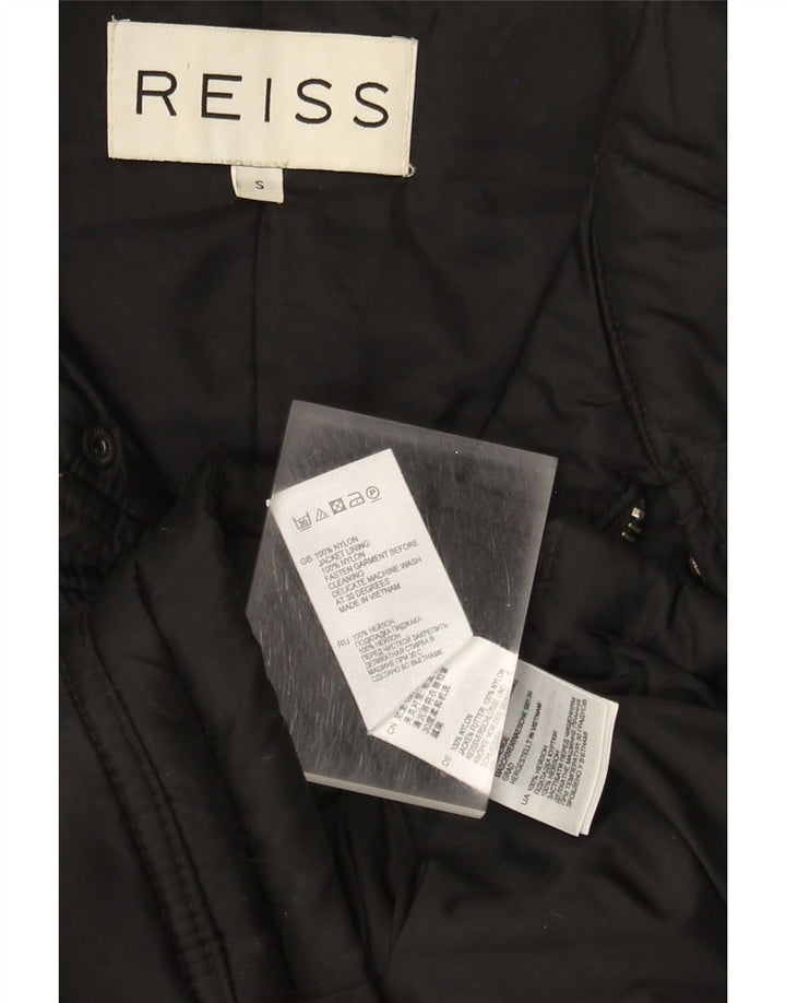 Jachetă matlasată pentru bărbați Reiss UK 36 Small Black Nylon