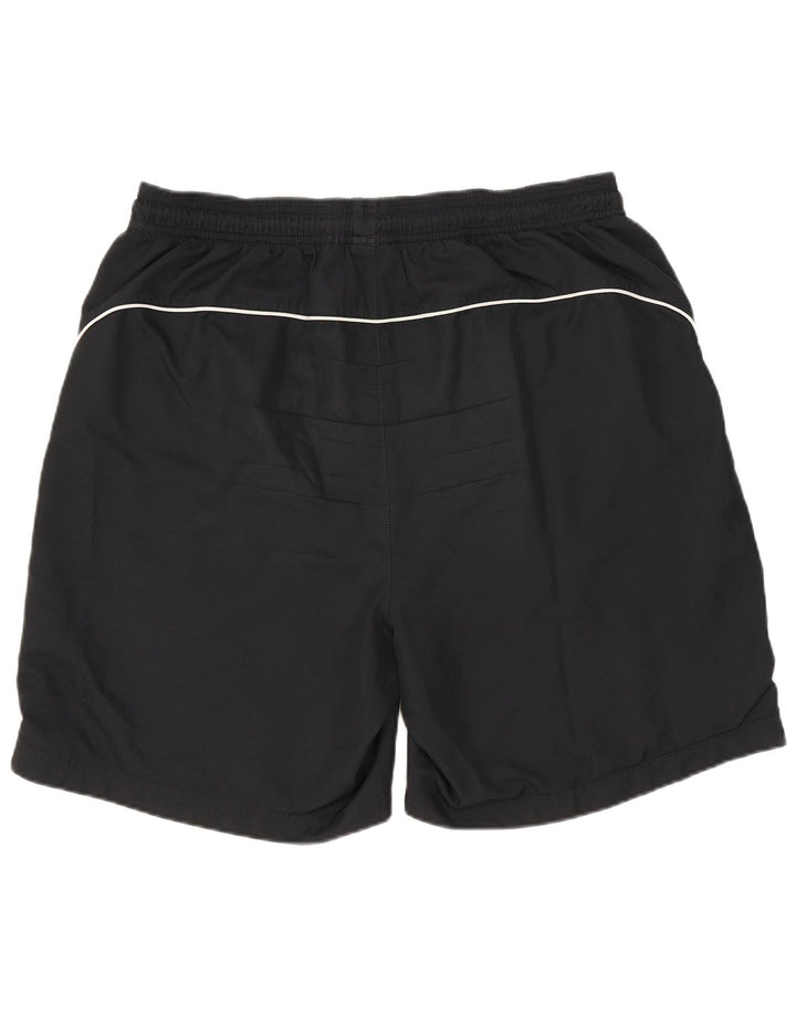 Pantaloni scurți sport ADIDAS pentru bărbați, poliester mediu negru