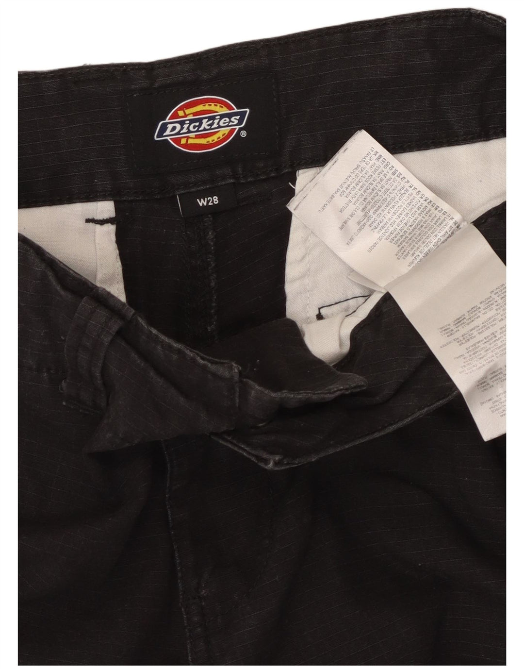 DICKIES Pantaloni drepti pentru bărbați cargo W28 L29 bumbac negru