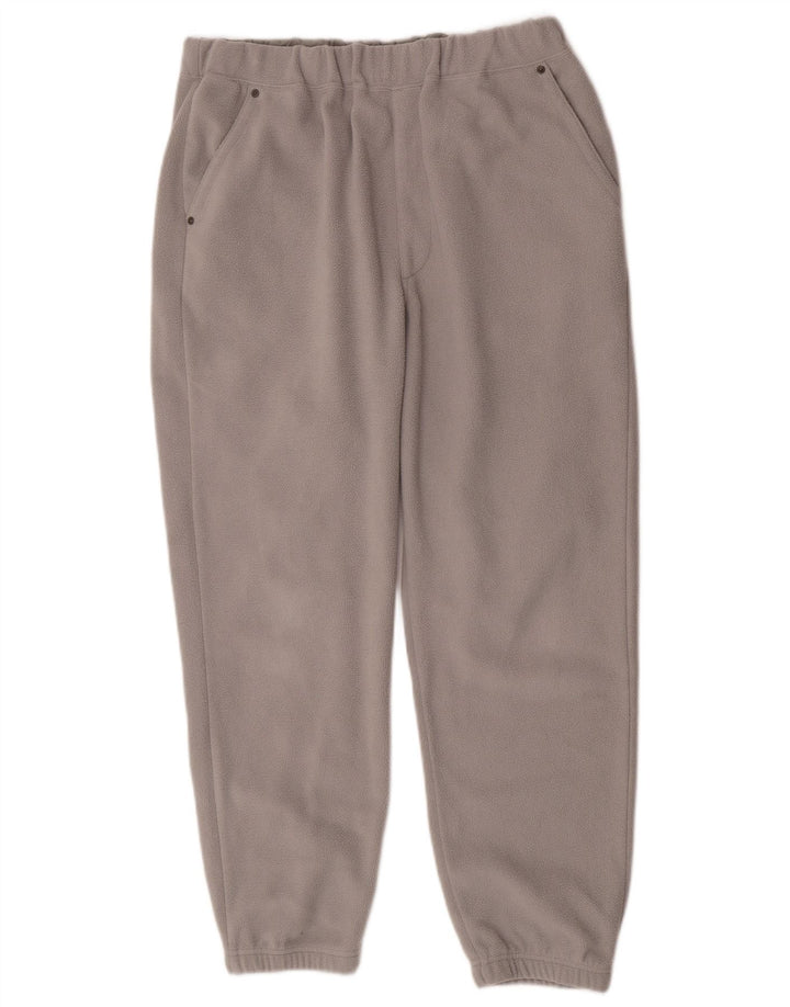 Pantaloni de vânt pentru bărbați Lee din fleece gri mediu