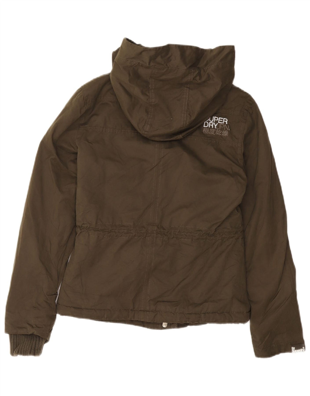 Jachetă utilitare cu glugă Superdry pentru femei The windparka UK 6 XS Poliester verde