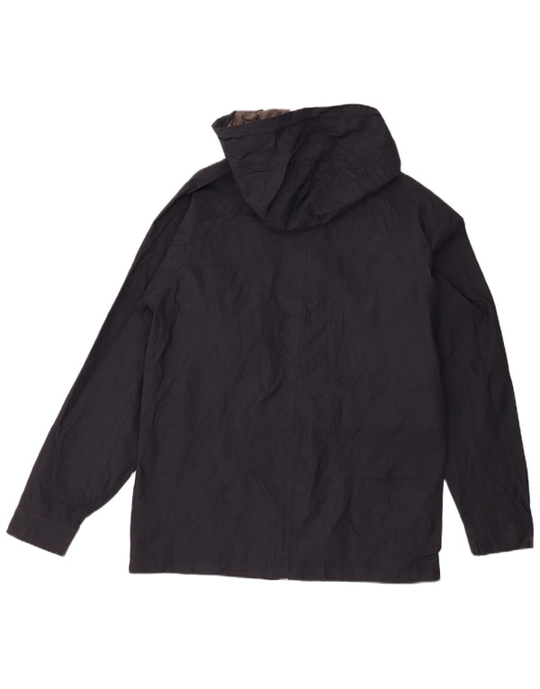 Jack & Jones jachetă de ploaie cu glugă pentru bărbați UK 40 mare nailon bleumarin