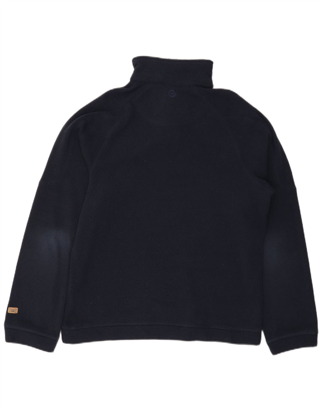 Pulover Animal pentru bărbați cu gât cu nasturi, poliester mediu albastru bleumarin