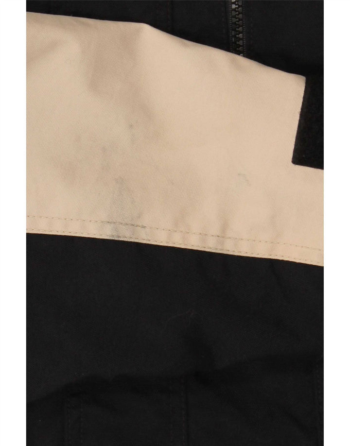 Jachetă de vânt cu glugă pentru bărbați Camel Active UK 38 Medium Black Colorblock
