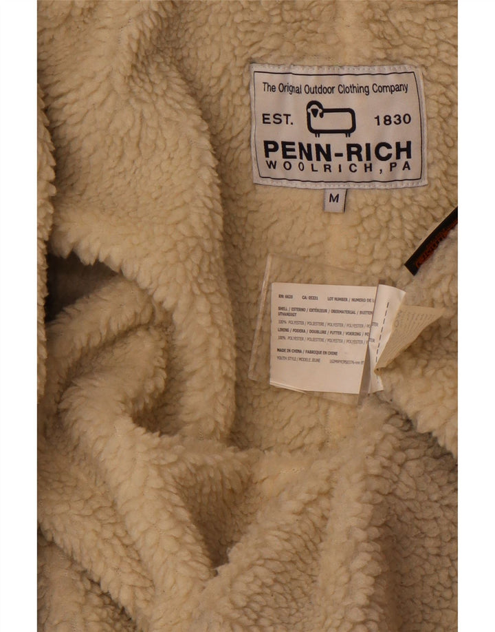 Jachetă parka cu glugă pentru femei WOOLRICH UK 14 Poliester maro mediu