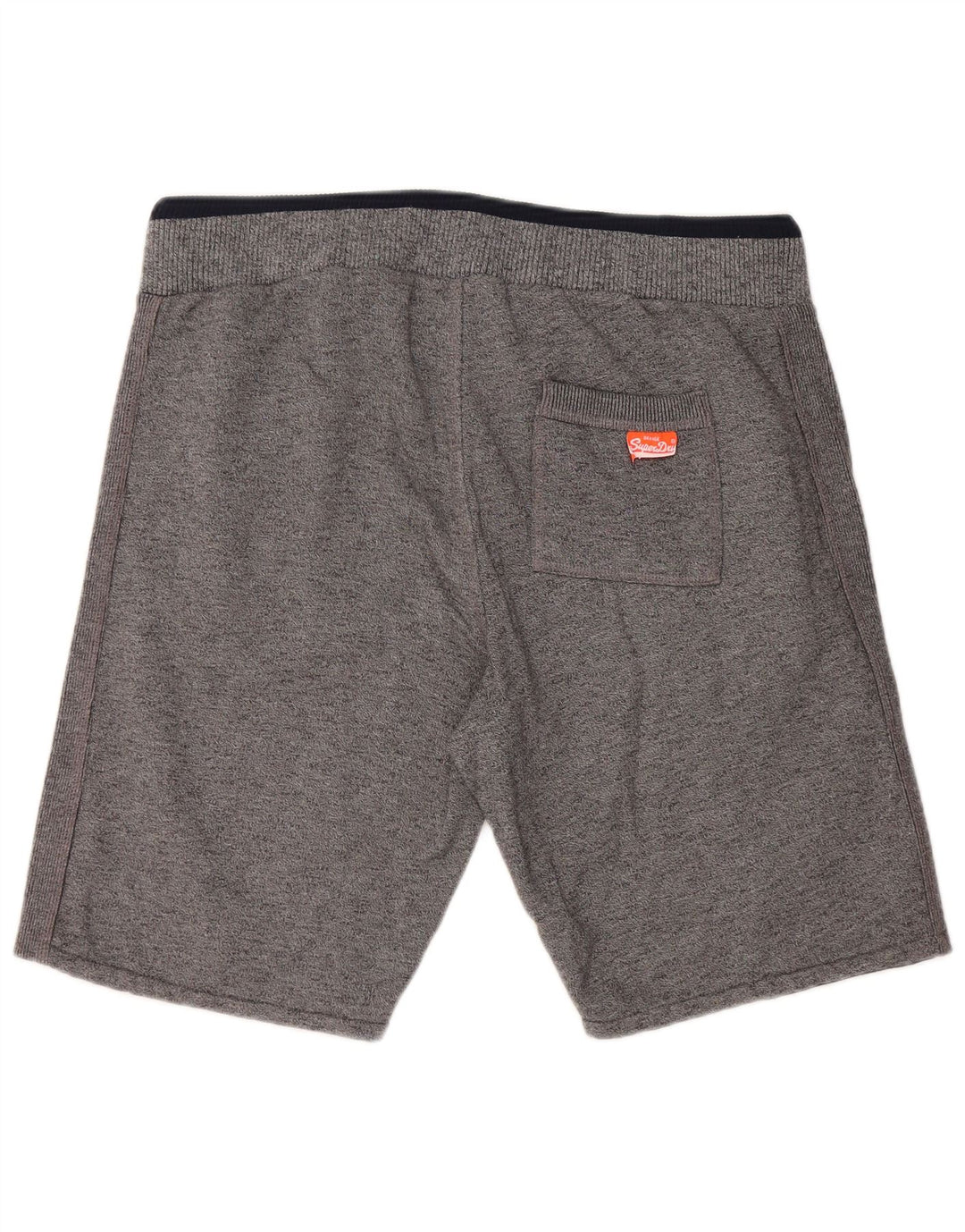 SUPERDRY Pantaloni scurți sport slim fit pentru bărbați, bumbac gri mare